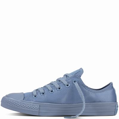 Converse Chuck Taylor All Star Brushed Shield Low Tops Mens - Blue/Blue Shoes (810YREBG)